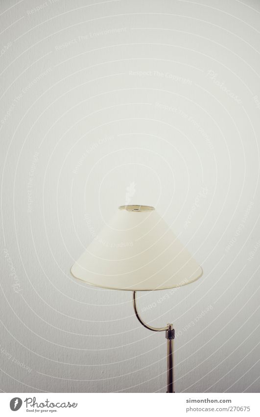 lamp Collector's item Thrifty Light Lamp Visual spectacle Flare Lampshade Lamplight Lamp stand Detail of lamp Retro Sixties Colour photo