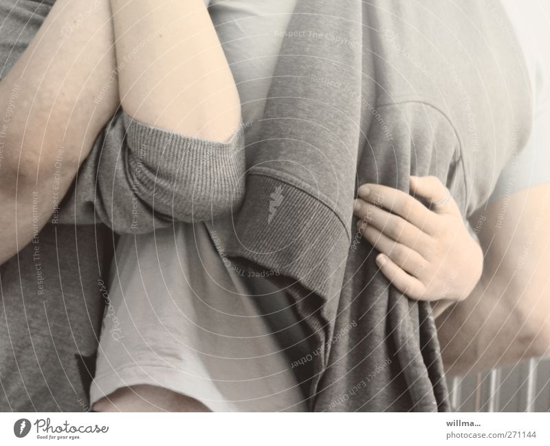 young couple hug each other Couple Love Youth (Young adults) Young woman Young man Arm Hand Human being Touch To hold on heartfelt Embrace Together Cuddly