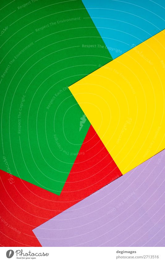 Yellow paper material design. Geometric unicolour shapes - a Royalty Free  Stock Photo from Photocase