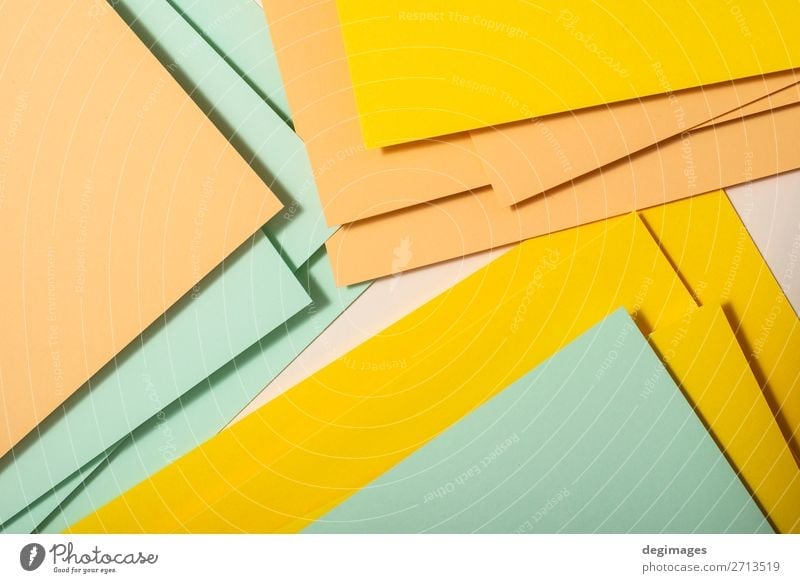 Colorful polygon paper design. Pastel tones geometric Design Wallpaper Art Paper Stripe Retro Blue Yellow Green Pink Colour background graphic ine backdrop