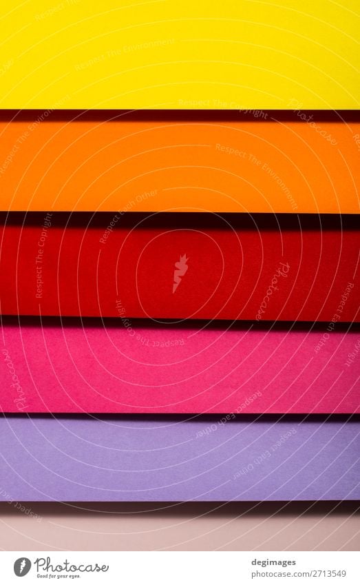 Colorful folded paper material design. Colour spectrum. - a Royalty Free  Stock Photo from Photocase