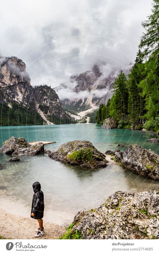 Depressed at Lago di Braies/Pragser Wildsee Vacation & Travel Tourism Trip Adventure Far-off places Freedom Summer vacation Mountain Hiking Environment Nature