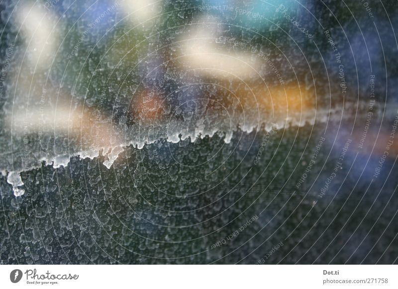 Sahara sand Glass Multicoloured Dirty Window pane cleaning strips Water mark Dust Diffuse Colour photo Subdued colour Interior shot Close-up Detail Abstract