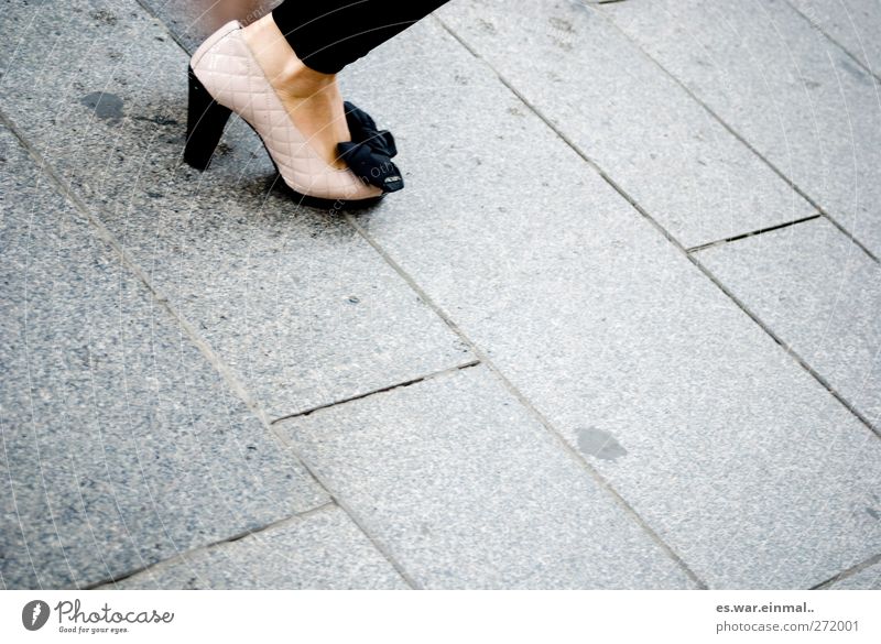milano chic Feminine Feet Fashion Workwear Footwear Bow Walking Eroticism Chic Appearance Image (representation) Lady Ladies' fashion Going High heels