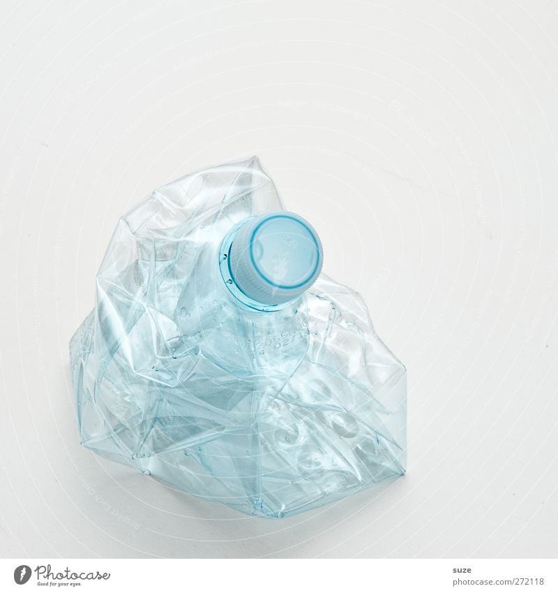 Another bottle like that. Bottle Environment Packaging Plastic packaging Bright Broken Clean Thirst Environmental protection Recycling Deposit bottle Light blue