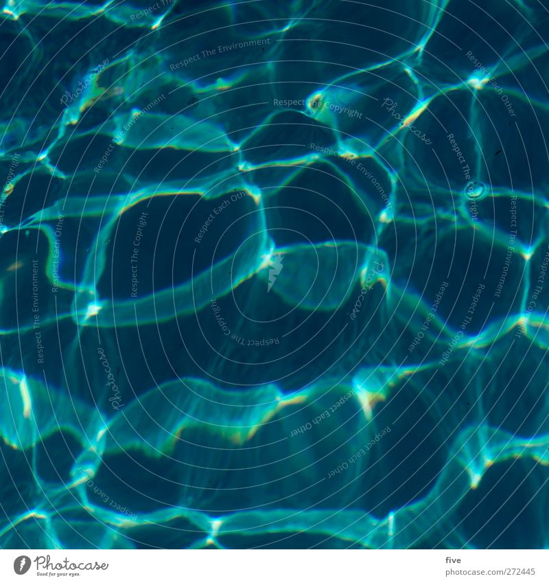 concretely abstract Water Summer Exceptional Sharp-edged Infinity Blue Surface of water Structures and shapes Abstract Swimming pool Colour photo Exterior shot