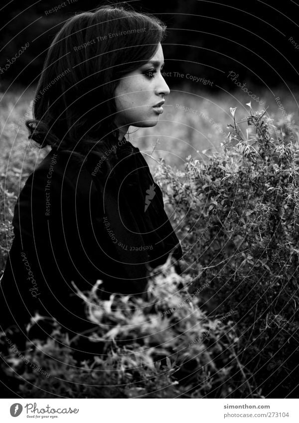 field 1 Human being Beautiful Black & white photo Emotions Unemotional Emotionally cold Callousness Meaning Sensuous To enjoy Nature Love of nature Calm Rest