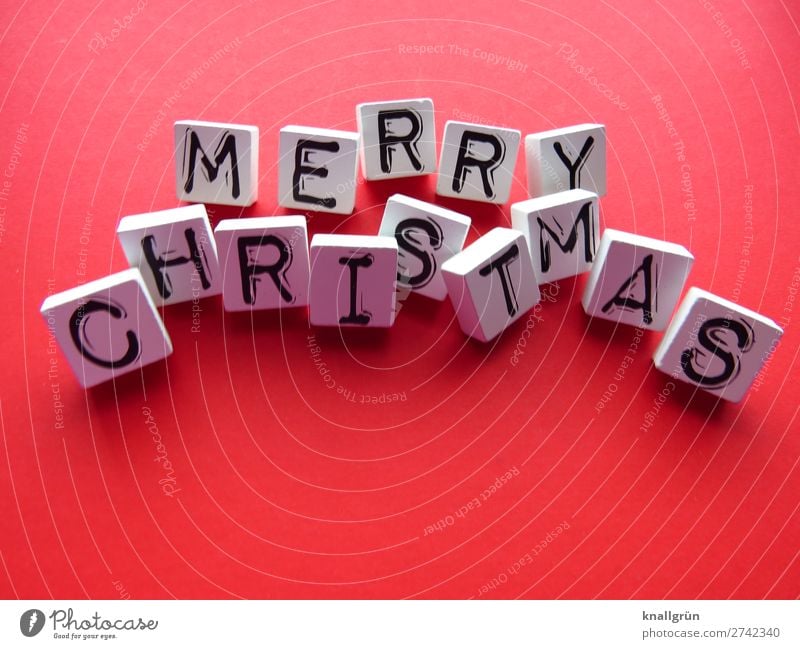 Merry Christmas Christmas & Advent Feasts & Celebrations Tradition Winter Festive Joy Pensive Wintertime December Letters (alphabet) Word leap letter Text