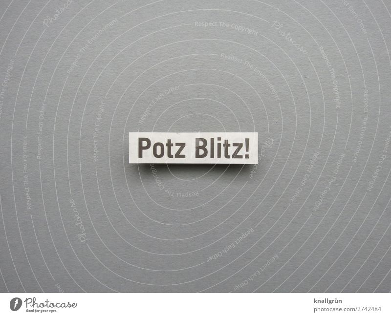 Potz Blitz! Characters Signs and labeling Communicate Gray Black White Emotions Enthusiasm Surprise Discover Experience Inspiration Curiosity Potz Lightning