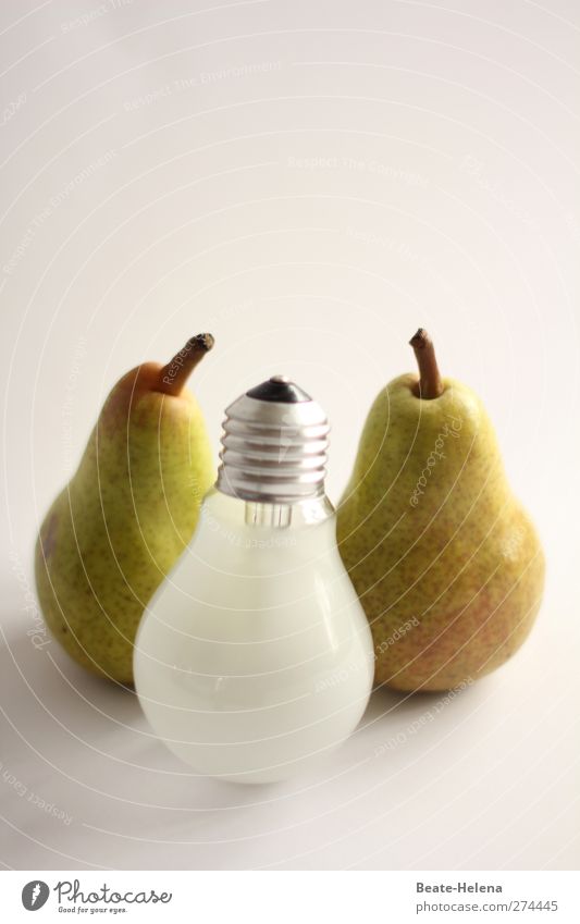 Pear potpourri Fruit Nutrition Organic produce Vegetarian diet Lifestyle Shopping Energy industry Energy crisis To enjoy Retro Green Electric bulb