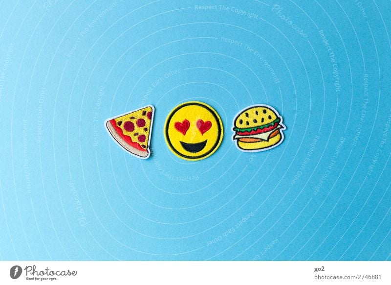 pizza burger Food Meat Cheese Pizza Hamburger Nutrition Eating Fast food Lifestyle Restaurant Decoration Cloth Sign Heart Smiley Happiness Delicious Funny