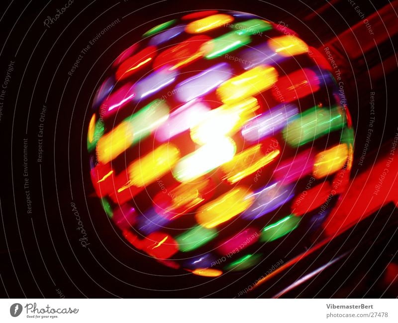 disco ball Disco Light Party Night Club Long exposure Sphere