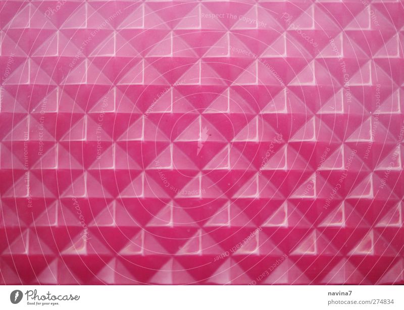 pink parquet Wallpaper Decoration Ornament Hip & trendy Pink Precision Geometry Parquet floor Colour photo Multicoloured Interior shot Pattern Deserted
