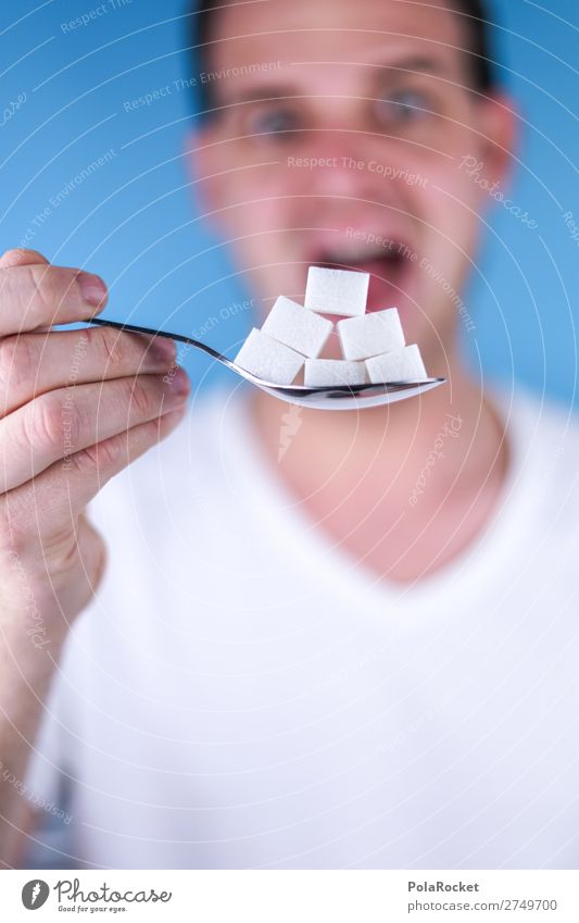 #S# Sugar Food Nutrition Emotions Lump sugar Healthy Healthy Eating Hide Spoon Fear Sense of taste To enjoy Essential Surprise Important Consciousness