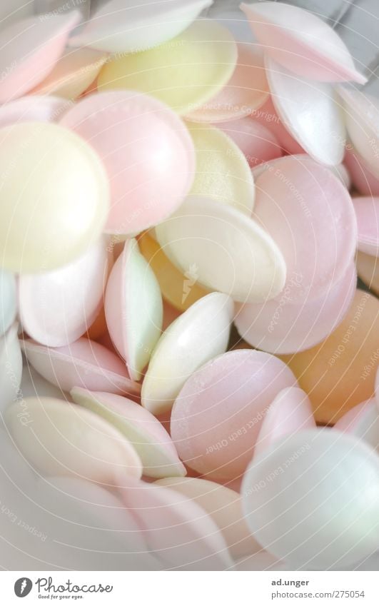 paper shower Candy party food To enjoy Sweet edible paper fruit soda Pastel tone Colour photo Close-up Deserted