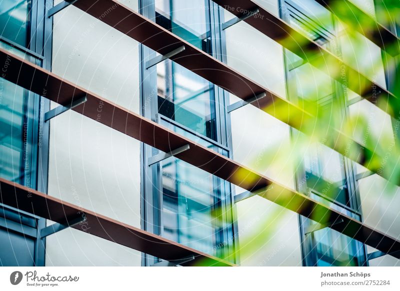 modern urban business architecture Style Garden Office Stock market Business Company Plant Tree Leaf Architecture Green Bauhaus Office building Carbon dioxide