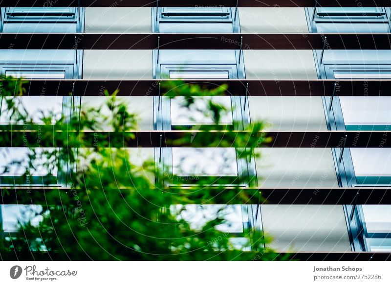 modern urban business architecture Style Garden Office Stock market Business Company Plant Tree Leaf Architecture Green Bauhaus Office building Carbon dioxide