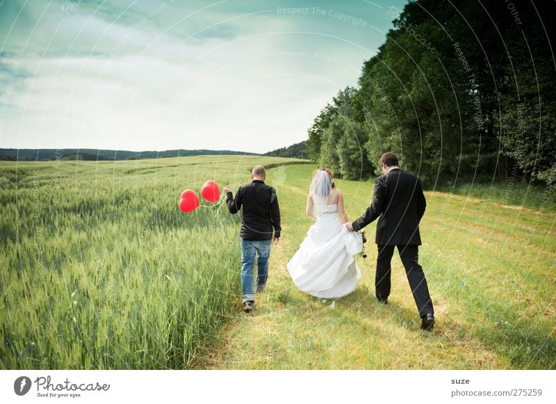Making of ... Happy Summer Wedding Human being Masculine Feminine Woman Adults Man Youth (Young adults) 3 18 - 30 years Nature Landscape Sky Beautiful weather