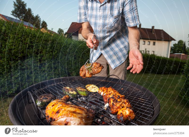 it's that time again, dear Food Meat Lifestyle Garden Feasts & Celebrations Human being Masculine Arm Hand 1 Barbecue (apparatus) To enjoy Testing & Control