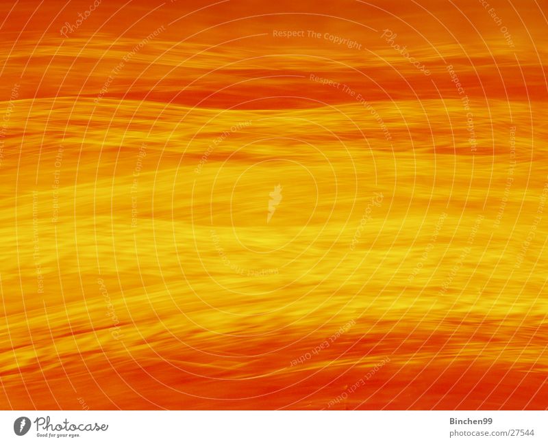 Yellow/Orange 2 Waves Background picture Across Horizontal Long exposure Line
