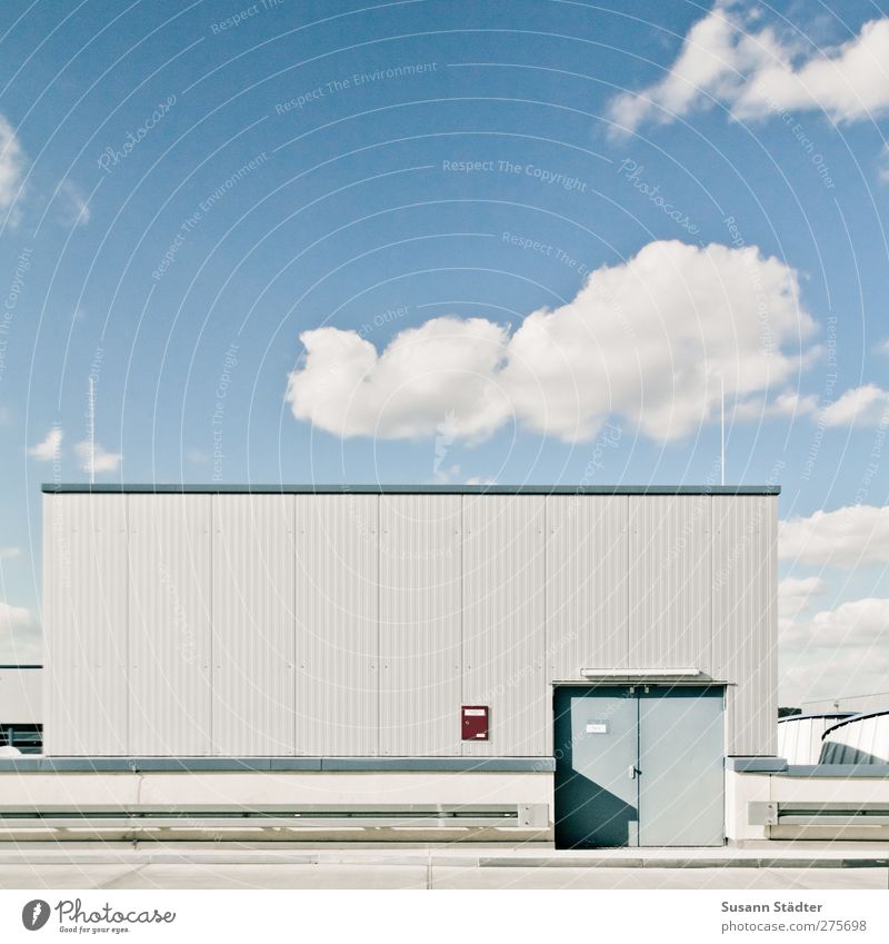 cloud. House (Residential Structure) Industrial plant Factory Bright Corrugated sheet iron Electricity generating station Antenna Clouds shining Square