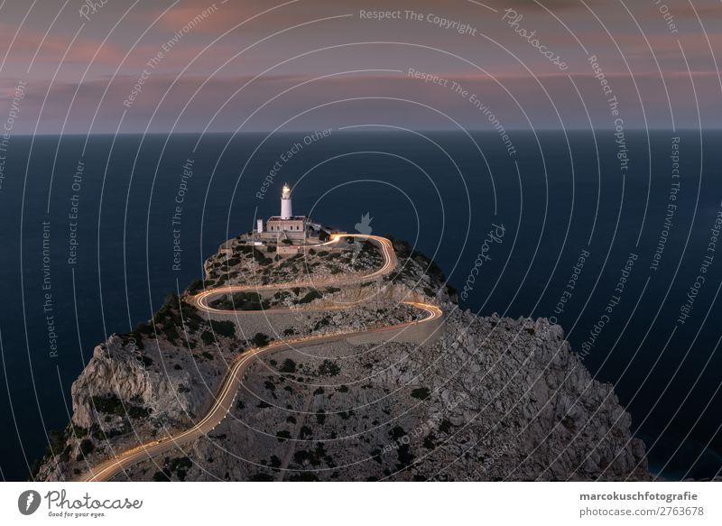 Cap Formentor - Mallorca at dusk Leisure and hobbies Vacation & Travel Tourism Trip Adventure Far-off places Sightseeing City trip Summer vacation Ocean Island