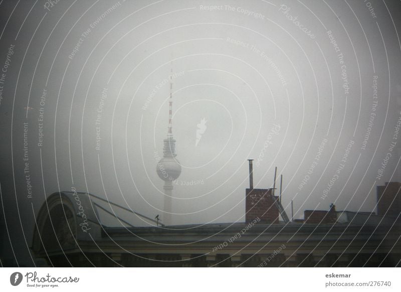 Above the roofs of Berlin Berlin TV Tower Downtown Berlin Germany Town Capital city Skyline House (Residential Structure) Manmade structures Building