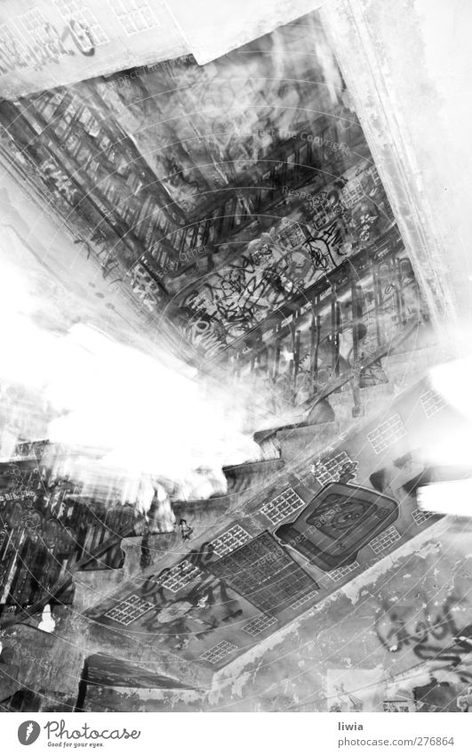 breeze blocks Art Town Culture Berlin Black & white photo Interior shot Long exposure Bird's-eye view