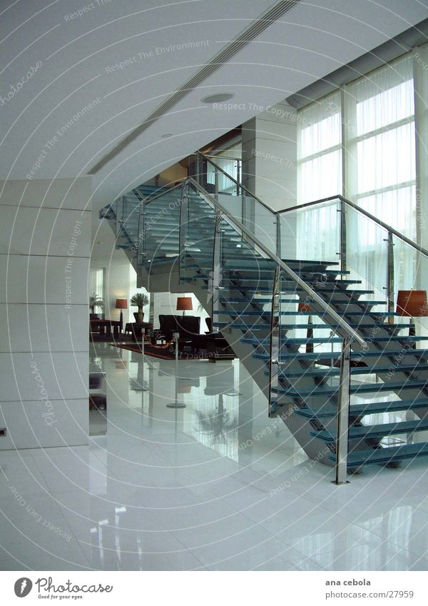Stairway Hotel oporto 2 White Places Art Architecture Modern minimalist
