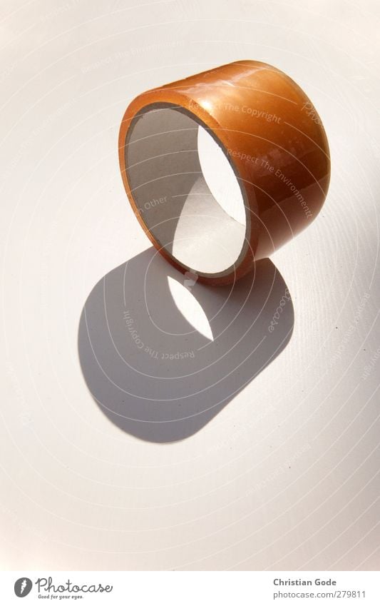 Great role Plastic White Adhesive tape Coil Visual spectacle Light (Natural Phenomenon) Shadow play Round Things Drop shadow Vista Breach ellipse Circle Orange