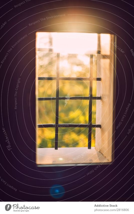 A ray of morning sun in an old window. Texture background - a Royalty Free  Stock Photo from Photocase