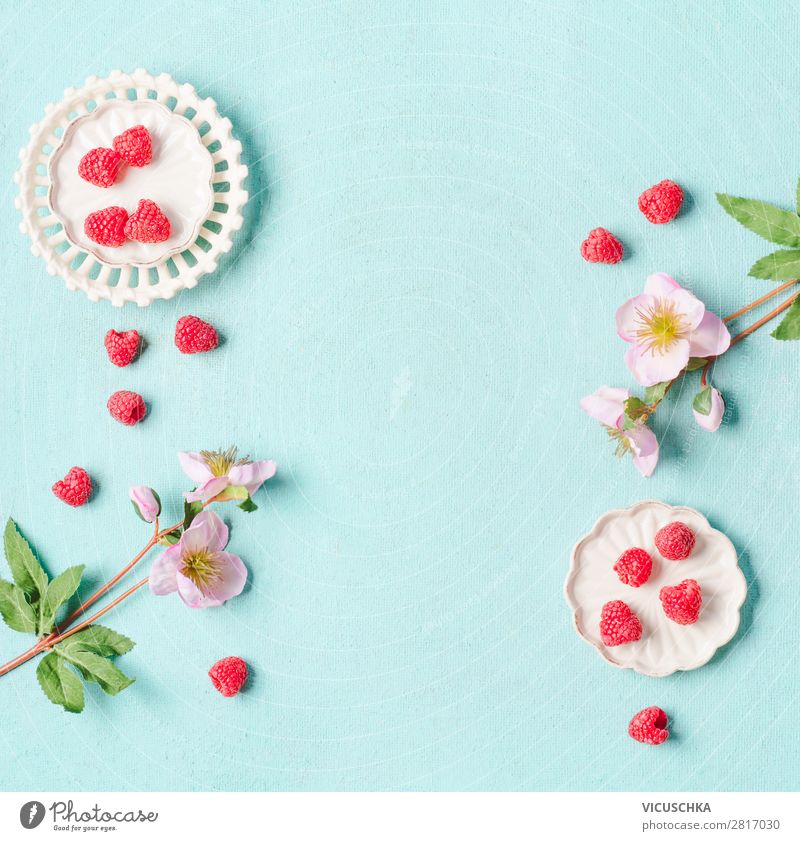 Raspberry Background Food Fruit Dessert Nutrition Style Design Healthy Eating Summer Living or residing Cool (slang) Pink Background picture Vitamin Still Life