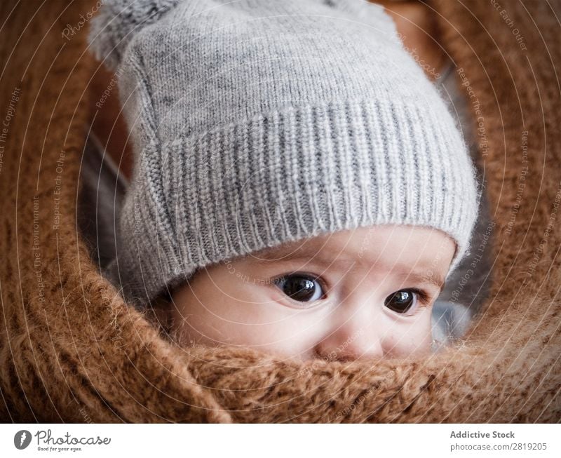 into the jacket Baby Child Boy (child) mum Mother Jacket Grandmother Nice Cool (slang) Cute pretty Beauty Photography Small Eyes Smiling Human being Hand Ring