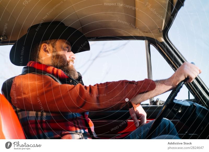 Man driving vintage car Car Vintage Retro White Vehicle Classic Old Adults Vacation & Travel Human being Transport Drive Elegant Antique Nostalgia Driver