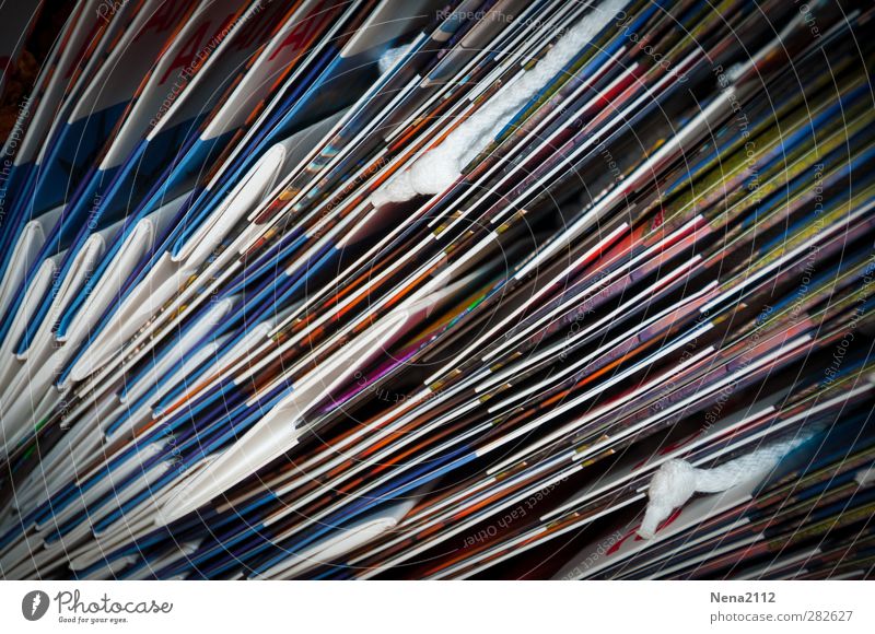 collection Paper File Packaging Sack Near Many Multicoloured Paper bag Across Stack Folded Quantity counter Colour photo Interior shot Close-up Detail Abstract
