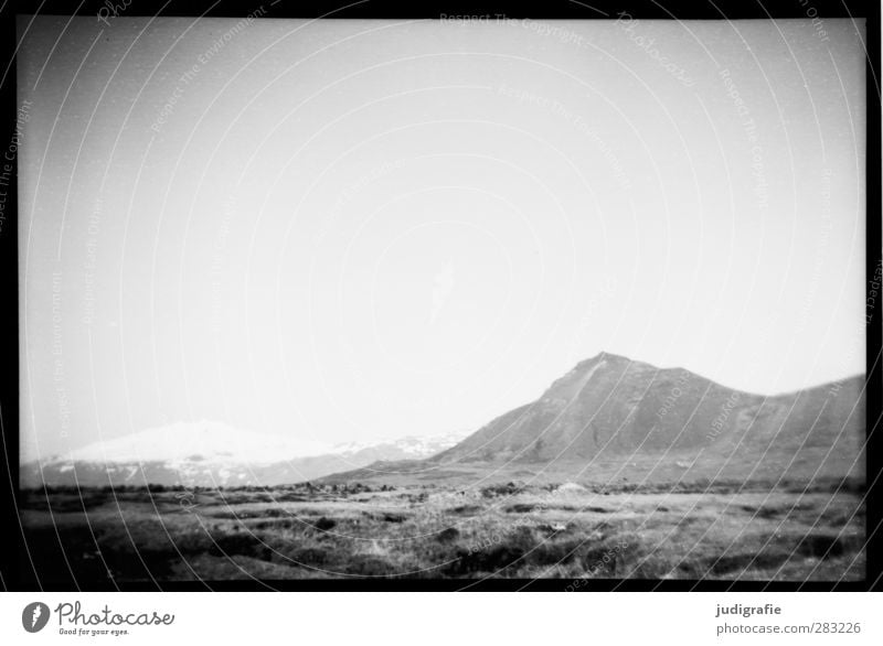 Iceland Environment Nature Landscape Climate Hill Rock Mountain Snowcapped peak Glacier Snæfellsjökull Snæfellsnes Exceptional Wild Moody Loneliness Uniqueness