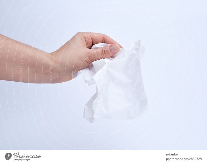 female hand holding a clean white paper napkin Body Skin Doctor Human being Woman Adults Arm Hand Fingers 1 18 - 30 years Youth (Young adults) Paper To hold on