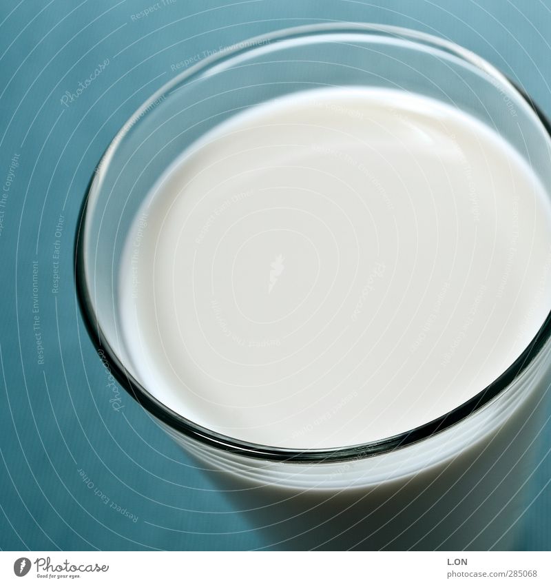 frosted glass Food Dairy Products Milk Nutrition Breakfast Organic produce Beverage Glass Fluid Healthy Cold Delicious Round Blue White Colour photo