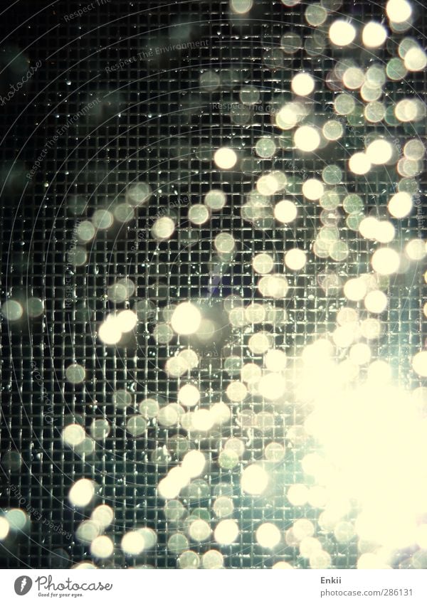 Bling bling Water Line Net Drop Glittering Simple Bright Wet Black Silver White Dream Desire sparkle Light (Natural Phenomenon) Mesh grid Flare Drops of water