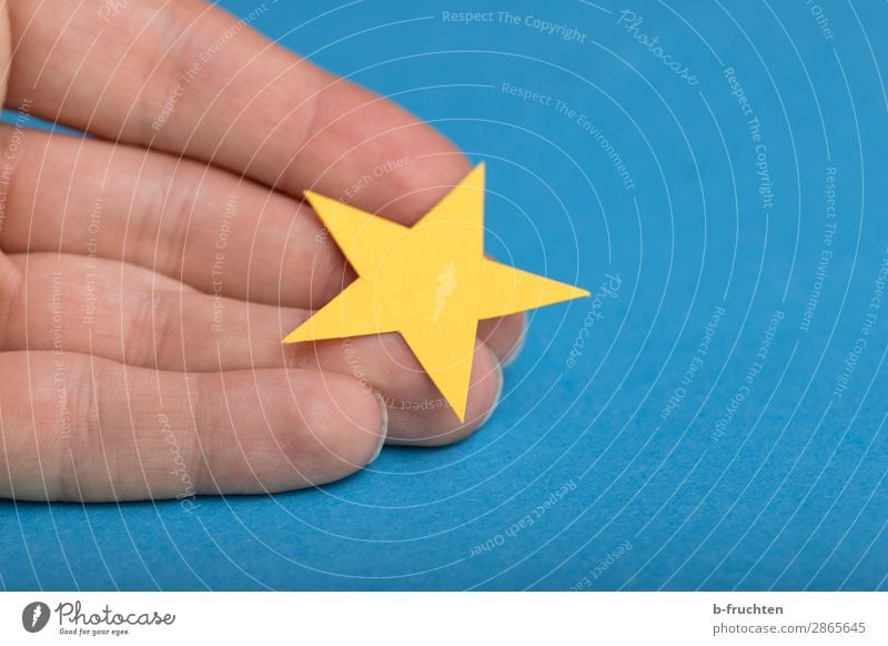 My rating Fingers Decoration Sign Select To hold on Blue Yellow Success Star (Symbol) Recommendation Evaluate Decision 1 Business Adult Education Report Card