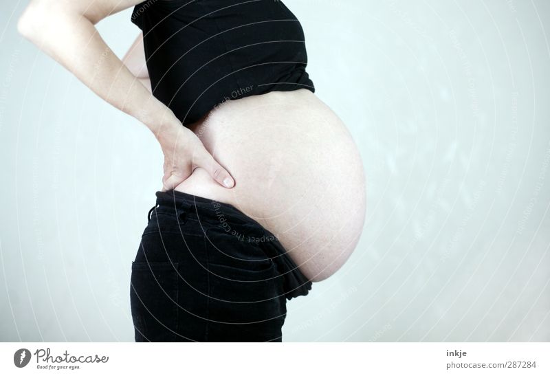 Happy BIRTHday photocase!! Beautiful Body Healthy Woman Adults Mother Life Stomach Baby bump 1 Human being 30 - 45 years Stand Fat Large Round Pregnant Feminine