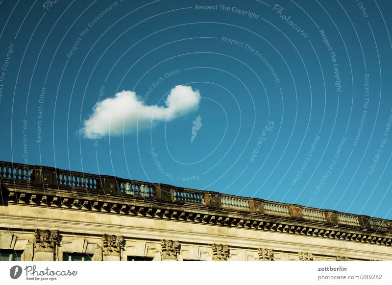 Cloud above the Zwinger Environment Nature Sky Clouds Summer Climate Climate change Weather Beautiful weather Town Downtown Palace Park Places