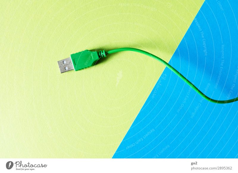 Green USB cable Work and employment Workplace Office Media industry Advertising Industry Meeting To talk Computer Notebook Hardware Cable Technology
