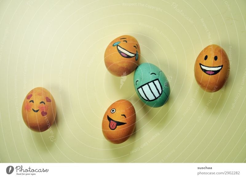 I laugh myself eggish .. Egg Easter egg Painted Art Tradition Feasts & Celebrations Smiley Laughter Joke Humor Funny Joy Face Clique Absurdity Spring