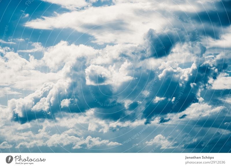 impressive cloudy sky Beautiful Sky only Clouds White Edinburgh Great Britain Background picture Scotland Blue sky Cloud formation Heaven Skyward Canopy (sky)