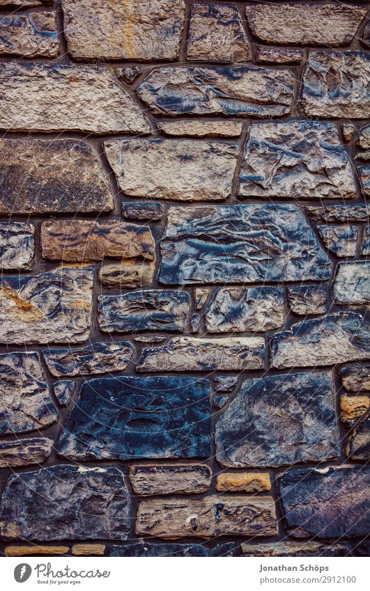 old stone wall at a house in Edinburgh Old Great Britain Background picture Pattern Scotland Stone Structures and shapes Wall (building) Brick Exterior shot