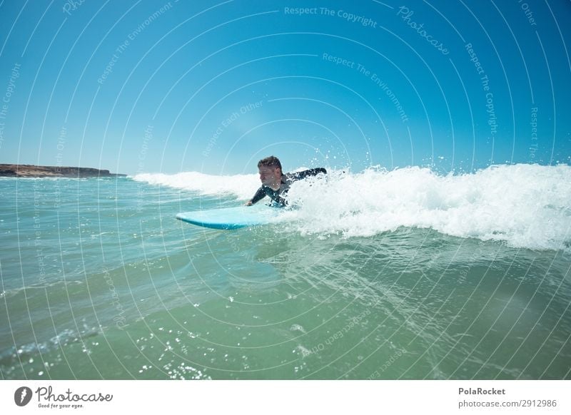 #AT# getting it Art Esthetic Ocean Waves Swell Undulation Wavy line Wave action Wave break Surfing Surfer Surfboard Surf school Fuerteventura Colour photo