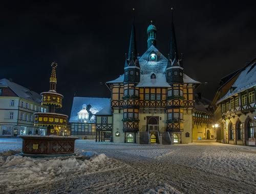 City Hall Wernigerode Downtown Old town House (Residential Structure) Marketplace City hall Architecture Tourist Attraction Landmark Historic Beautiful Tourism