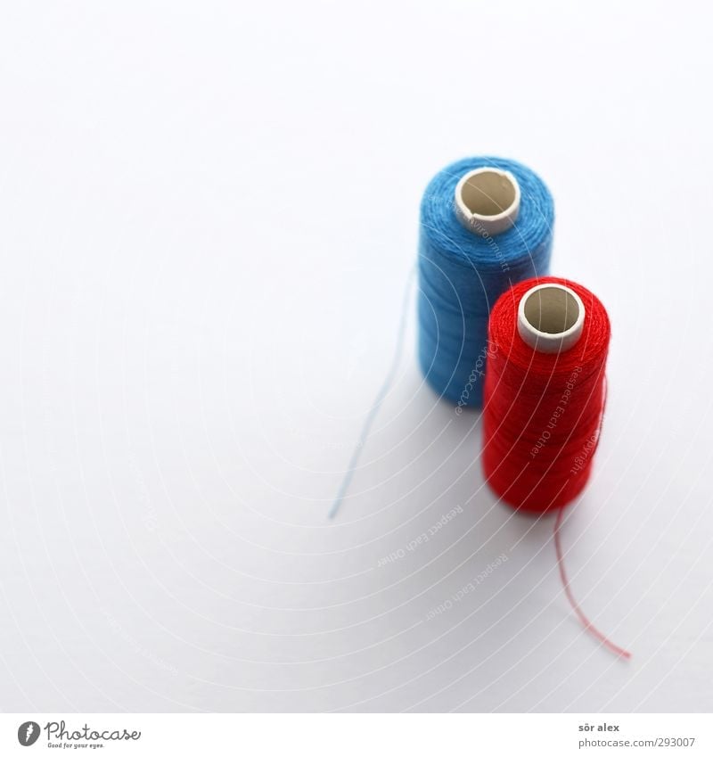 HOT LOVE | blue-red-white Tailor Craft (trade) Sewing thread Blue Red White Uniqueness Competition Leisure and hobbies Fashioned Handcrafts 2 Creativity