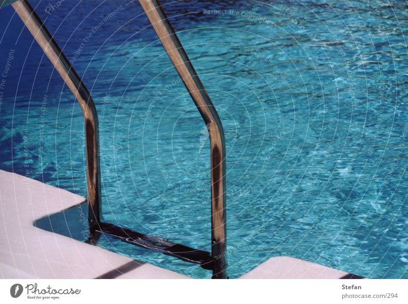 pooldays#2 Swimming pool Vacation & Travel Club Slide Bikini Swimsuit Bar Water Blue Ladder swimming